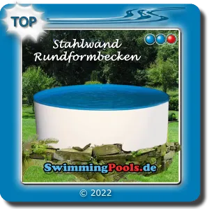 Pool 400 x 120 zum Set mit Stahlwand 0,6 und Folie bis 0,8 mm