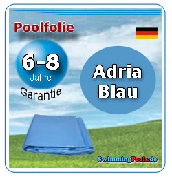 Poolfolie Achtform Stahlwandpool